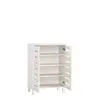 Buy Organize Your Shoes in Style with White 2-Door Shoe Cabinet, 4 from Furnituretta