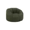 Buy Nao Swivel Chair in Basil Bouclé with Contemporary Swivel Base, Colour: Basil, Item Width: 101, 6 from Furnituretta