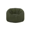 Buy Nao Swivel Chair in Basil Bouclé with Contemporary Swivel Base, Colour: Basil, Item Width: 101 from Furnituretta