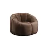 Buy Nao Swivel Chair in Treacle Bouclé with Contemporary Swivel Base, Colour: Treacle, Item Width: 101, 6 from Furnituretta
