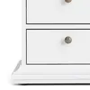 Buy Elegant Paris Bedside Table with 2 Drawers in White, 10 from Furnituretta