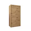 Buy Tokyo Sliding Door Wardrobe 100cm, Colour: Oak Artisan, Item Width: 100 from Furnituretta