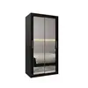 Buy Tokyo III Sliding Door Wardrobe 100cm, Colour: Oak Artisan, Item Width: 100, 9 from Furnituretta