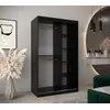 Buy Verona 04 Sliding Door Wardrobe 120cm, Colour: Black, Item Width: 120, 12 from Furnituretta