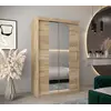 Buy Tokyo I Sliding Door Wardrobe 120cm, Colour: Oak Artisan, Item Width: 120, 14 from Furnituretta
