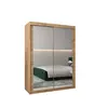 Buy Tokyo III Sliding Door Wardrobe 150cm, Colour: Oak Artisan, Item Width: 150 from Furnituretta