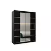 Buy Verona 04 Sliding Door Wardrobe 150cm, Colour: Black, Item Width: 150 from Furnituretta