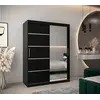 Buy Verona 02 Sliding Door Wardrobe 150cm, Colour: Black, Item Width: 150, 11 from Furnituretta