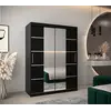 Buy Verona 04 Sliding Door Wardrobe 150cm, Colour: Black, Item Width: 150, 11 from Furnituretta