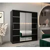 Buy Verona 04 Sliding Door Wardrobe 180cm, Colour: Black, Item Width: 180, 11 from Furnituretta