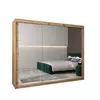 Buy Tokyo III Sliding Door Wardrobe 250cm, Colour: Oak Artisan, Item Width: 250 from Furnituretta