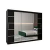 Buy Verona 04 Sliding Door Wardrobe 250cm, Colour: Black, Item Width: 250, 10 from Furnituretta