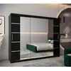 Buy Verona 04 Sliding Door Wardrobe 250cm, Colour: Black, Item Width: 250, 11 from Furnituretta