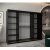 Buy Verona 04 Sliding Door Wardrobe 250cm, Colour: Black, Item Width: 250, 13 from Furnituretta