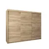 Buy Tokyo Sliding Door Wardrobe 250cm, Colour: Oak Artisan, Item Width: 250, 13 from Furnituretta