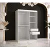 Buy Ramiro II Sliding Door Wardrobe 120cm, Colour: White, Item Width: 120, 9 from Furnituretta