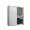 Buy Ramiro II Sliding Door Wardrobe 150cm, Colour: White, Item Width: 150 from Furnituretta