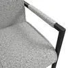 Buy The Cleaver Dining Chair with Arms in Smoked Pearl Fabric, Colour: Smoked Pearl, 6 from Furnituretta