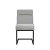 Buy Cleaver Dining Chair 2 Pack in Smoked Pearl Upholstery, Colour: Smoked Pearl, 3 from Furnituretta