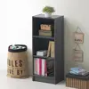 Buy Medium Narrow Bookcase with Adjustable Shelves in Dark Grey from Furnituretta