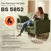 Buy HOMCOM 2 Seater Sofa in Dark Green Corduroy Fabric, Colour: Dark Green, 9 from Furnituretta
