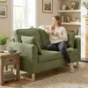 Buy HOMCOM 2 Seater Sofa in Dark Green Corduroy Fabric, Colour: Dark Green, 2 from Furnituretta