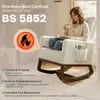 Buy HOMCOM Cream White Rocking Chair with High Back Support, 9 from Furnituretta