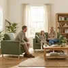 Buy HOMCOM 2 Seater Sofa in Dark Green Corduroy Fabric, Colour: Dark Green, 8 from Furnituretta