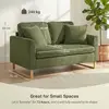 Buy HOMCOM 2 Seater Sofa in Dark Green Corduroy Fabric, Colour: Dark Green, 3 from Furnituretta