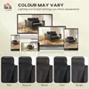 Buy HOMCOM 2 Seater Sofa in Dark Grey Corduroy Fabric, Colour: Dark Grey, 6 from Furnituretta