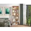 Buy Thorne Slim 211.5cm Tall Bookcase in Artisan Oak, Colour: Artisan Oak, Item Width: 70, 10 from Furnituretta