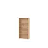 Buy Thorne Slim Low Short Bookcase in Artisan Oak, Colour: Artisan Oak, Item Width: 70, 3 from Furnituretta