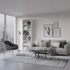 Buy Thorne Slim 211.5cm Tall Bookcase in White, Colour: White, Item Width: 70, 6 from Furnituretta