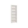 Buy Thorne Slim 211.5cm Tall Bookcase in White, Colour: White, Item Width: 70, 3 from Furnituretta