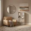 Buy Thorne Slim Low Short Bookcase in White, Colour: White, Item Width: 70, 4 from Furnituretta