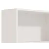 Buy Thorne Slim Low Short Bookcase in White, Colour: White, Item Width: 70, 3 from Furnituretta