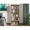 Buy Thorne Slim 176.5cm Tall Bookcase in Artisan Oak, Colour: Artisan Oak, Item Width: 70, 8 from Furnituretta