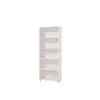 Buy Thorne Slim 176.5cm Tall Bookcase in White, Colour: White, Item Width: 70, 3 from Furnituretta
