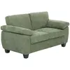 Buy HOMCOM 2 Seater Chenille Loveseat Sofa in Dark Green, Colour: Dark Green, Item Width: 156, 10 from Furnituretta