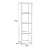 Buy Mauro 3 Shelves Storage Unit in Sand Oak, 5 from Furnituretta
