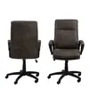 Buy Brad Swivel Desk Chair with Armrest in Black, 4 from Furnituretta