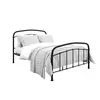 Buy Halston Black Metal Bed – King (5ft), Colour: Black, Bed Size: King (5ft) from Furnituretta