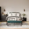 Buy Halston Black Metal Bed – King (5ft), Colour: Black, Bed Size: King (5ft), 2 from Furnituretta