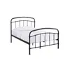 Buy Halston Black Metal Bed – Single (3ft), Colour: Black, Bed Size: Single (3ft) from Furnituretta