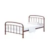 Buy Halston Copper Metal Bed – Single (3ft), Colour: Copper, Bed Size: Single (3ft), 3 from Furnituretta