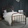 Buy Halston Copper Metal Bed – Single (3ft), Colour: Copper, Bed Size: Single (3ft), 2 from Furnituretta