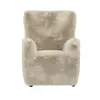 Buy Bear Coyote Faux Fur Occasional Chair, 3 from Furnituretta
