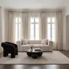 Buy Peninsula Oyster 3 Seater Sofa in Textured Pale Neutral Fabric, 7 from Furnituretta