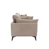 Buy Carter Taupe 3 Seater Sofa in Dark Neutral Textured Fabric, 5 from Furnituretta