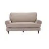 Buy Kent Charcoal Stripe 2 Seater Sofa in Chenille with Brass Front Castors, 3 from Furnituretta